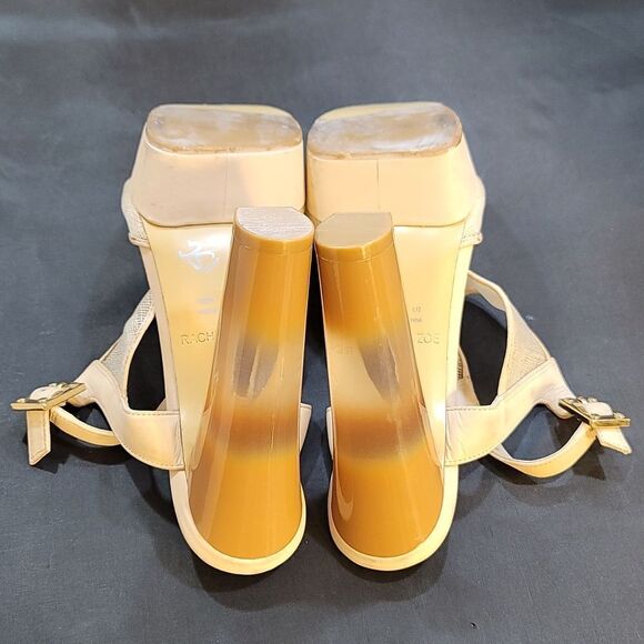 RACHEL ZOE BLOCK HEEL OPEN-TOE PLATFORM SANDAL G1 - Picture 15 of 16